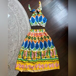 Joie Abstract Print Two Piece Set